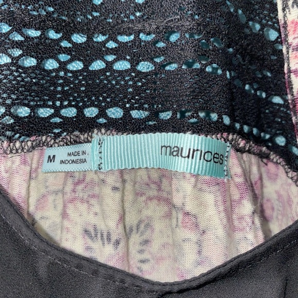 Maurice’s Racerback Lace Tank top size Medium - Picture 3 of 3